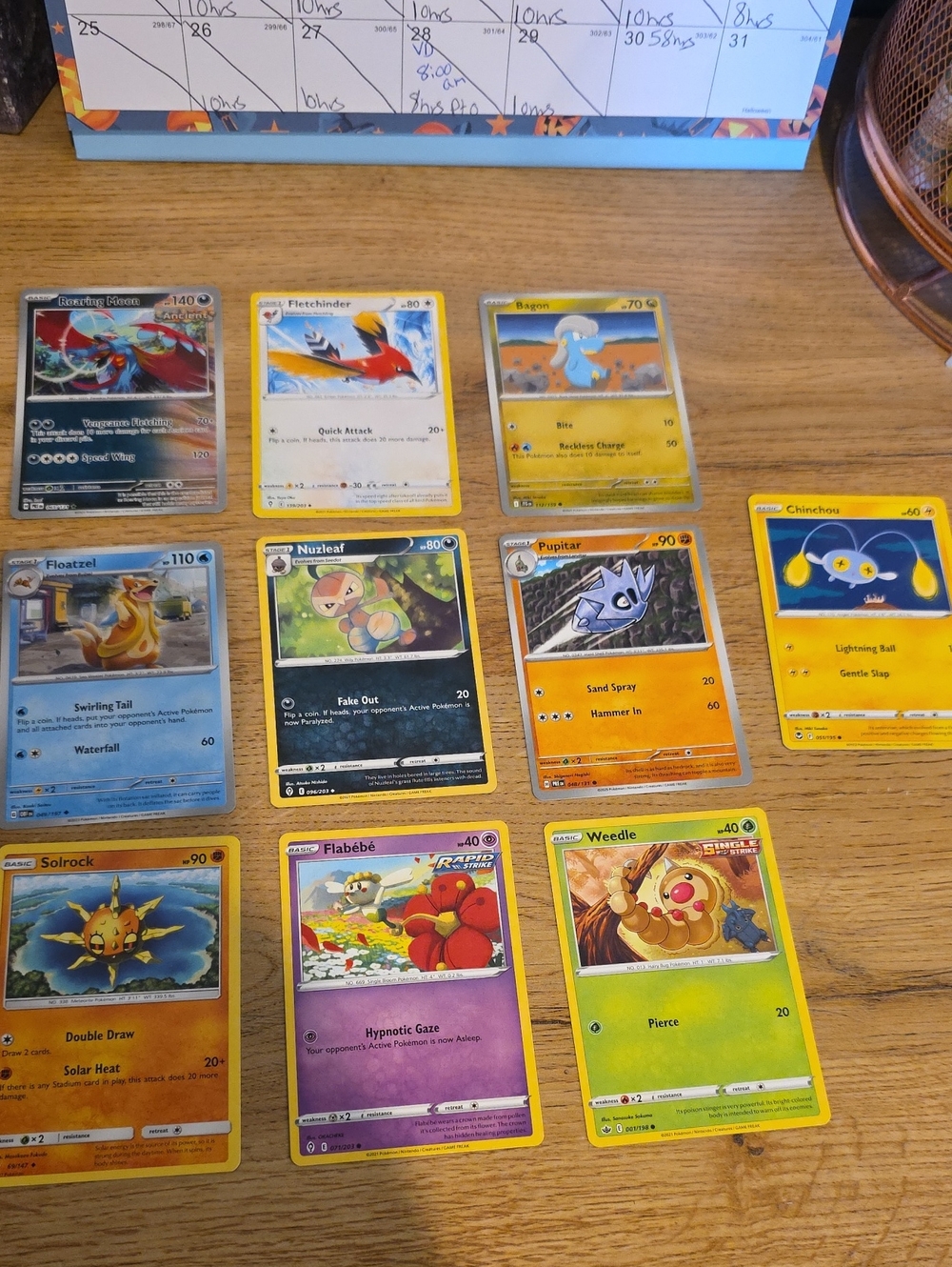 Set Of 10 Pokemon Cards - Picture 1 of 11